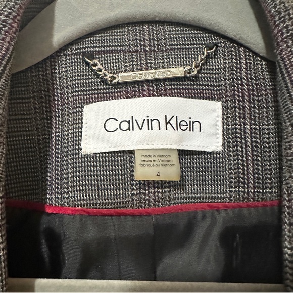 Calvin Klein Open Front Blazer - Picture 3 of 4